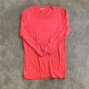 Halogen Coral Top 3/4 Sleeves